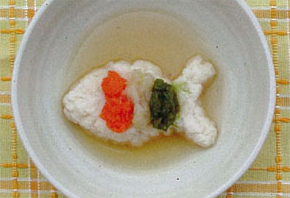[写真]カレイの甘酢あんかけ(ミキサー食)